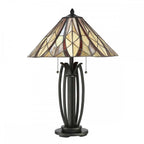 QZ-VICTORY-TL 2 Light Victory Table Lamp Valiant Bronze