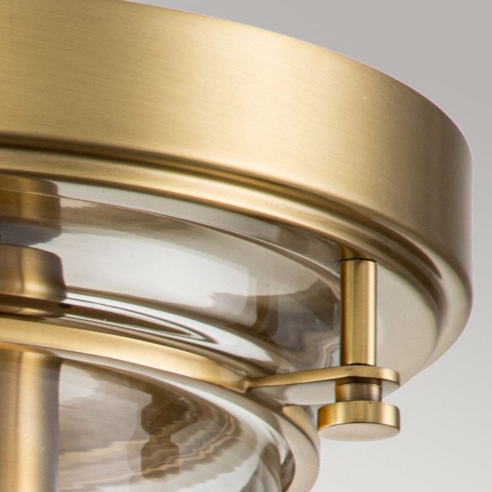 QZ-WHISTLING-F-BB Whistling 3 Light Flush Brushed Brass