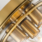 QZ-WHISTLING-F-BB Whistling 3 Light Flush Brushed Brass