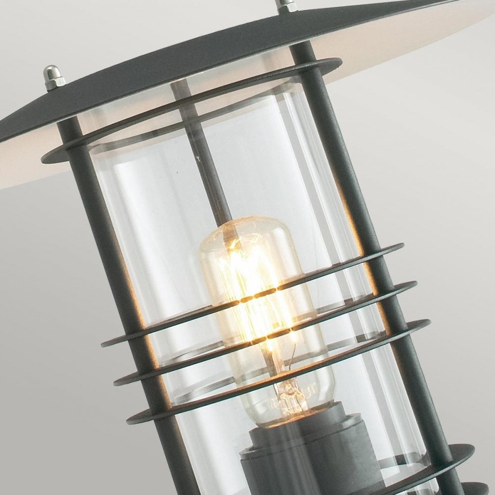 ST1-BLACK Stockholm 1 Light Wall Lantern - Black