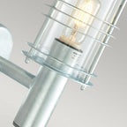 ST1-GALVANIZED Stockholm 1 Light Wall Lantern - Galvanised