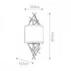 TAIKO2 Taiko 2 Light Wall Light Olde Bronze