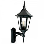 V1-BLACK Valencia 1 Light Up Lantern Black