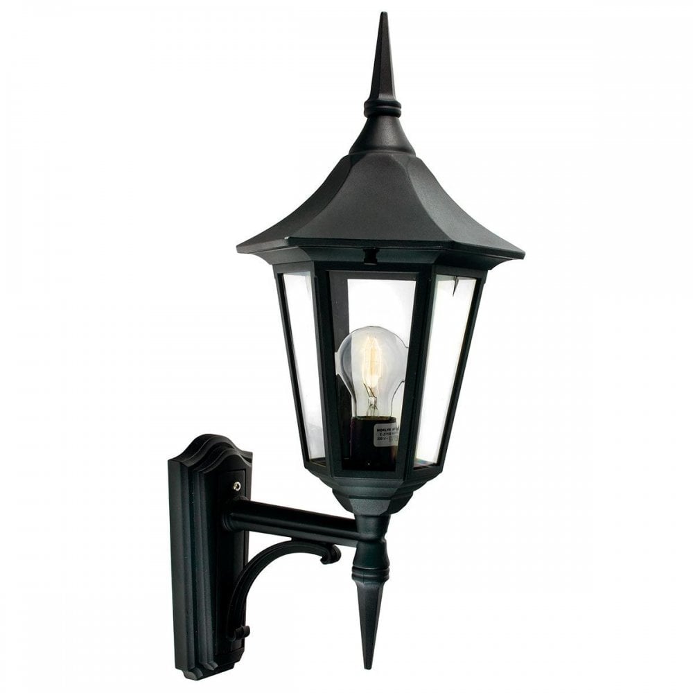 V1-BLACK Valencia 1 Light Up Lantern Black
