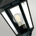 V1-BLACK Valencia 1 Light Up Lantern Black