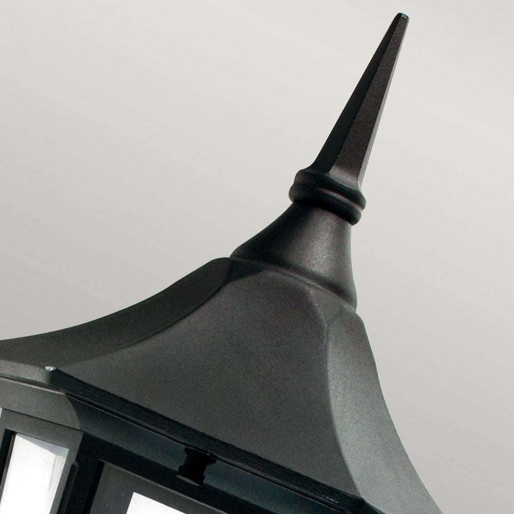 V1-BLACK Valencia 1 Light Up Lantern Black
