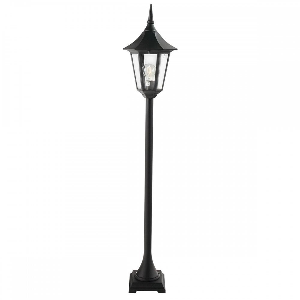 V4-BLACK Valencia 1 Light Pillar Black