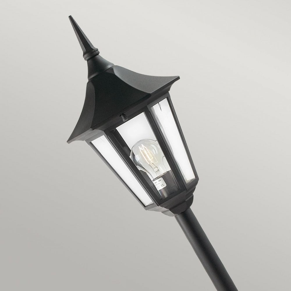 V4-BLACK Valencia 1 Light Pillar Black