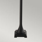 V4-BLACK Valencia 1 Light Pillar Black