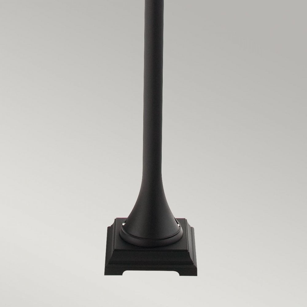 V4-BLACK Valencia 1 Light Pillar Black