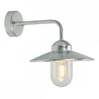 VANSBRO-GAL Vansbro 1 Light Wall Lantern Galvanised