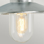 VANSBRO-GAL Vansbro 1 Light Wall Lantern Galvanised