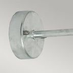 VANSBRO-GAL Vansbro 1 Light Wall Lantern Galvanised