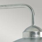 VANSBRO-GAL Vansbro 1 Light Wall Lantern Galvanised