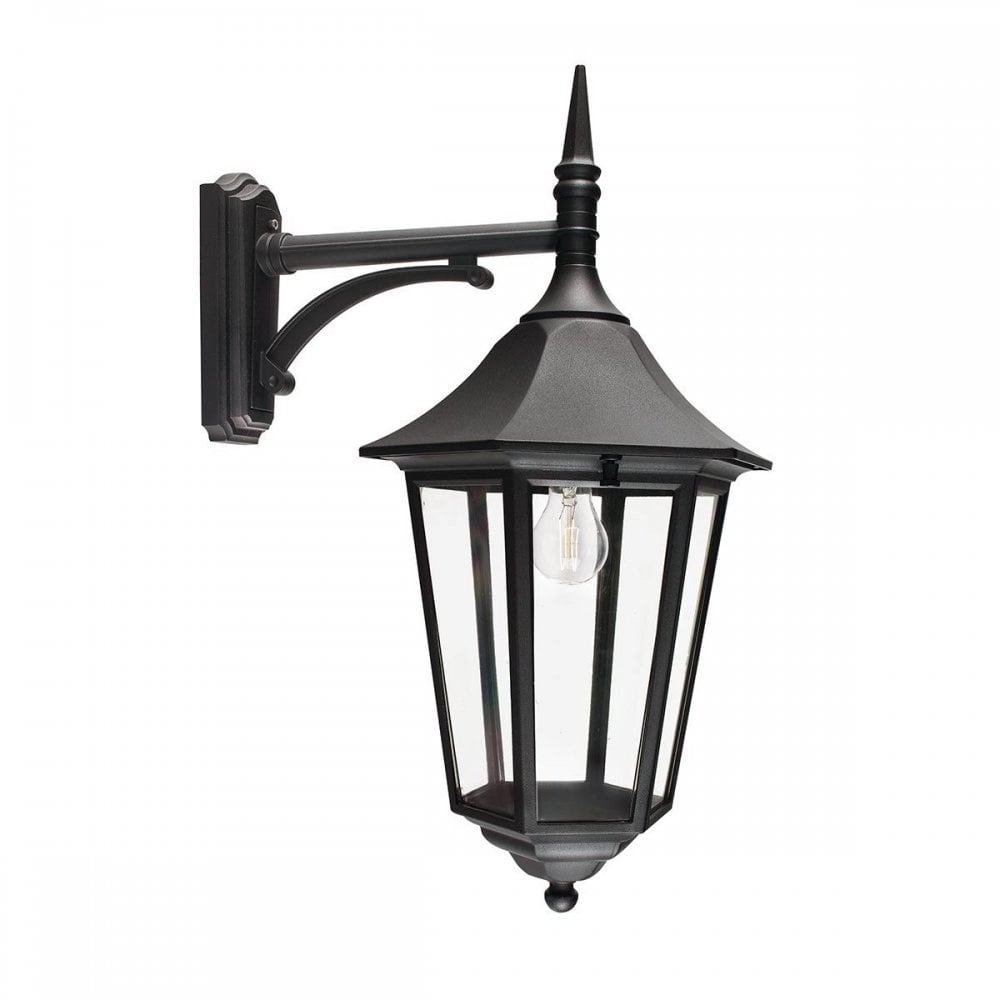 VG2-BLACK Valencia Grande 1 Light Down Lantern Black