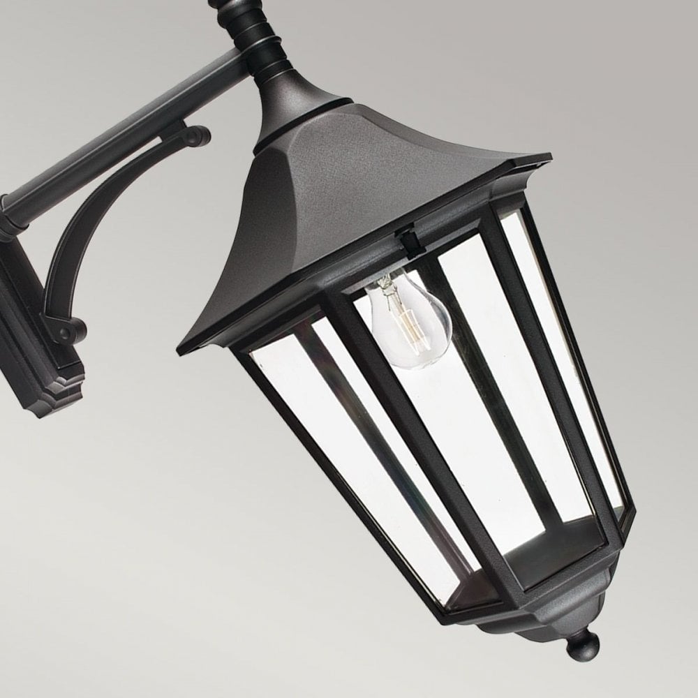 VG2-BLACK Valencia Grande 1 Light Down Lantern Black