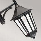 VG2-BLACK Valencia Grande 1 Light Down Lantern Black