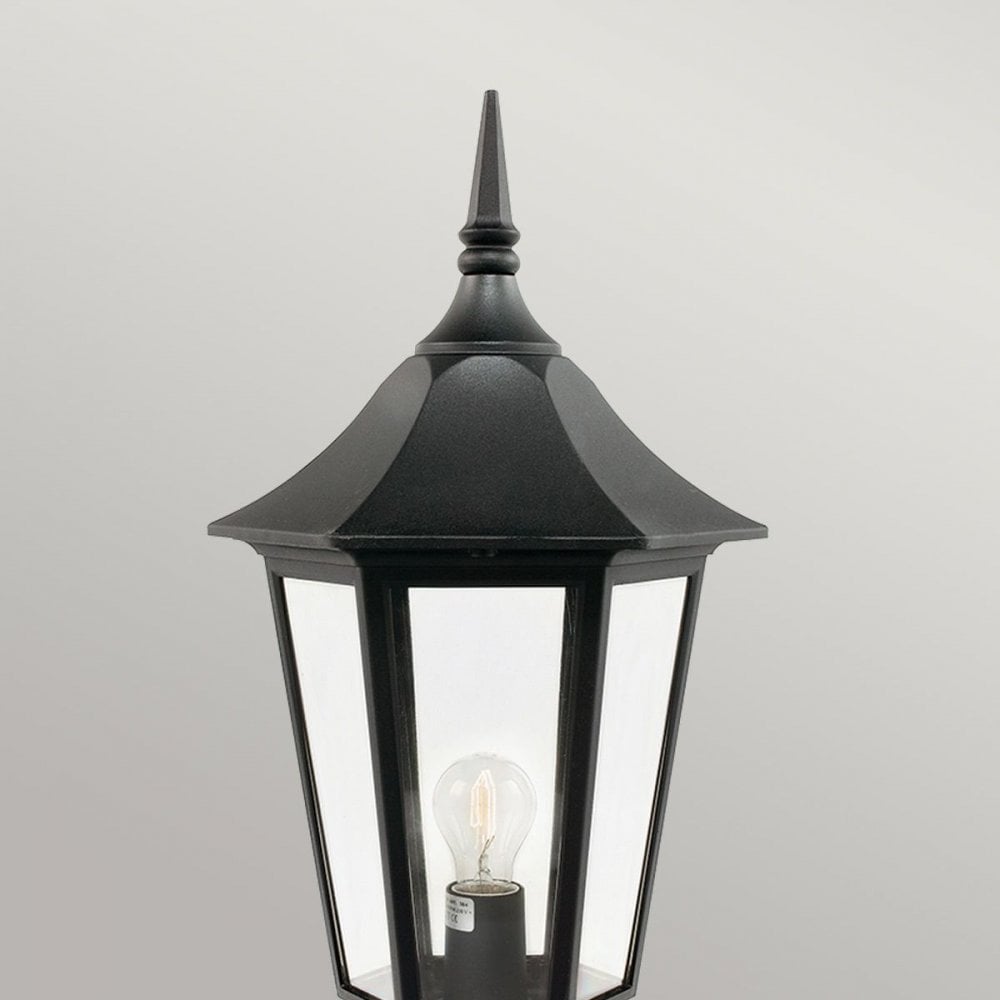 VG3-BLACK Valencia Grande 1 Light Pedestal Black