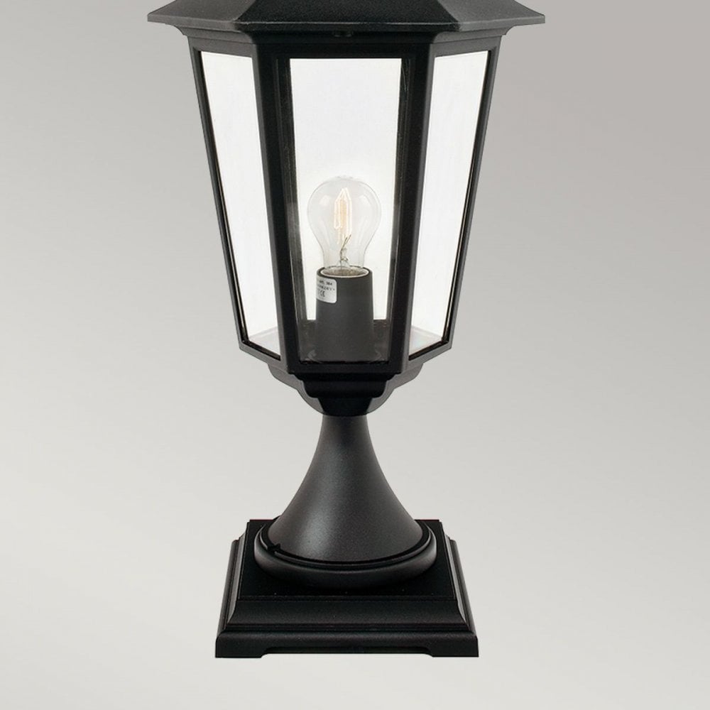 VG3-BLACK Valencia Grande 1 Light Pedestal Black