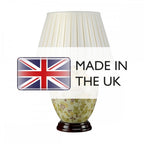 YELLOWFLOWERS-TL Yellow Flowers 1 Light Table Lamp Yellow and Purple