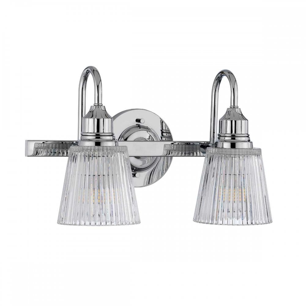 QN-ADDISON2-BATH Addison 2 Light Wall Light Polished Chrome