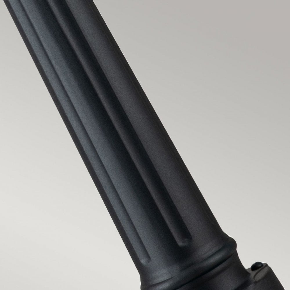 QN-ALFORD-PLACE-4B-S-MB Alford Place 2 Light Pillar Lantern Museum Black