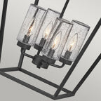 QN-ALFORD-PLACE-4P-MB Alford Place 4 Light Outdoor Pendant Museum Black