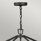 QN-ALFORD-PLACE-4P-MB Alford Place 4 Light Outdoor Pendant Museum Black