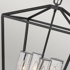 QN-ALFORD-PLACE-4P-MB Alford Place 4 Light Outdoor Pendant Museum Black