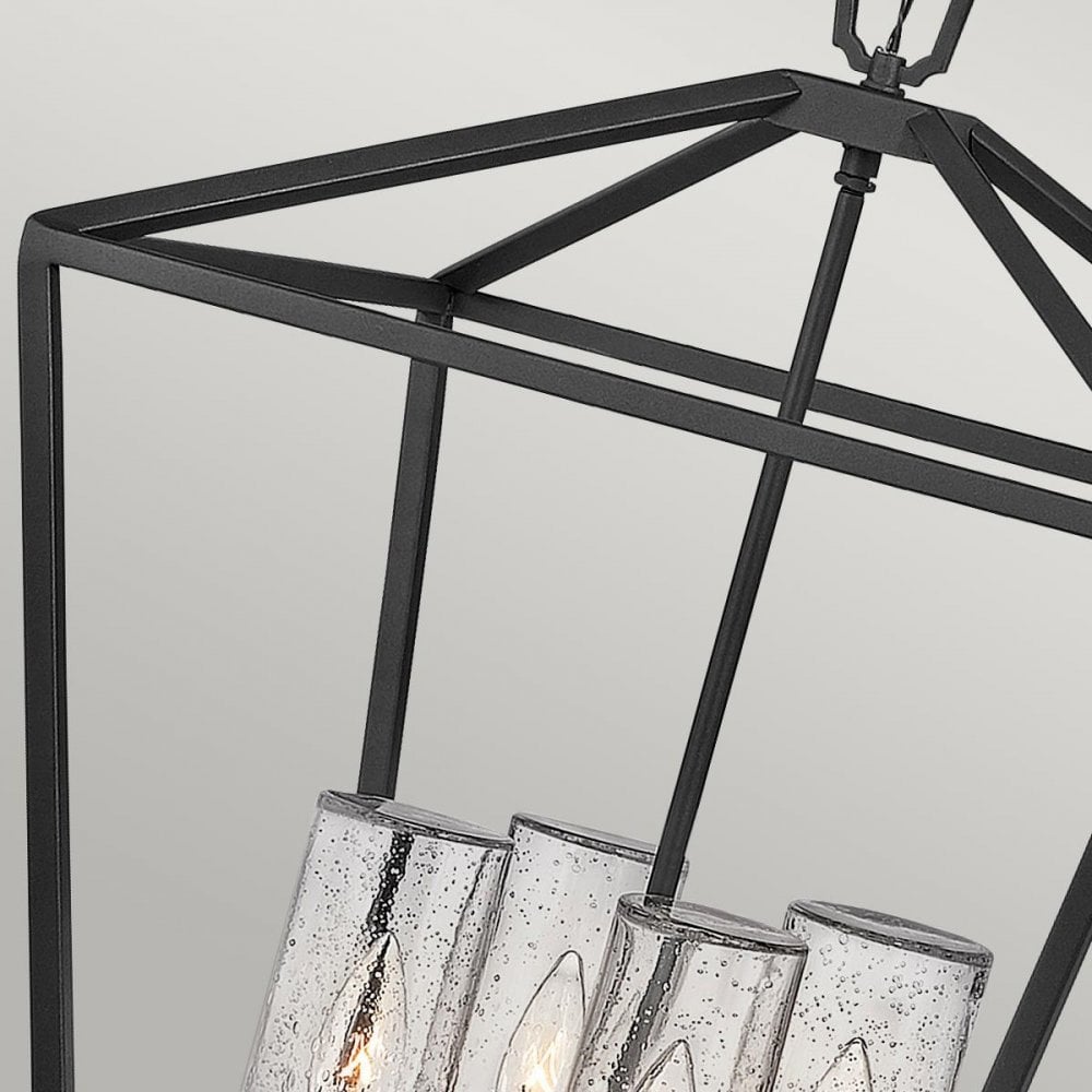 QN-ALFORD-PLACE-4P-MB Alford Place 4 Light Outdoor Pendant Museum Black