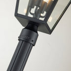 QN-ALFORD-PLACE5-L-MB Alford Place 4 Light Lamp Post Museum Black