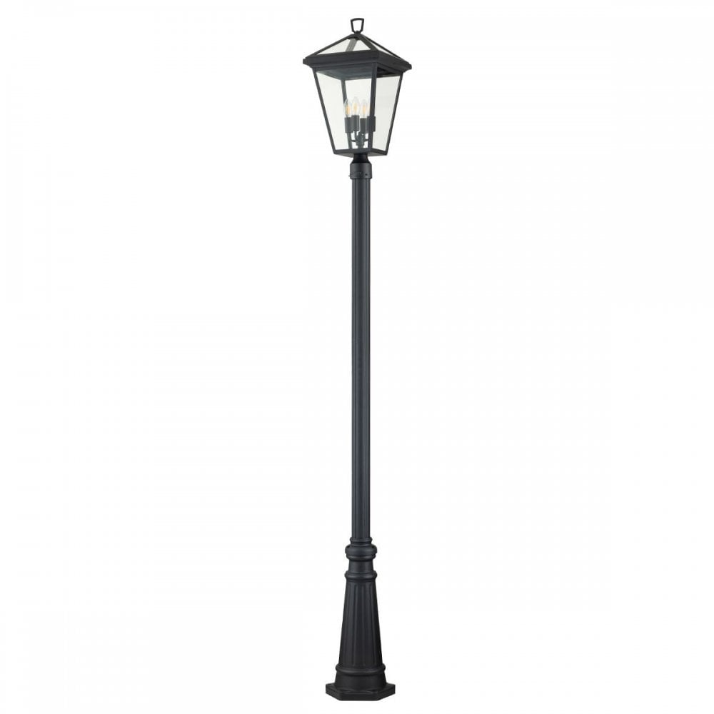 QN-ALFORD-PLACE5-L-MB Alford Place 4 Light Lamp Post Museum Black
