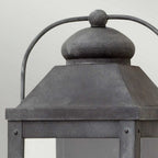 QN-ANCHORAGE-M Anchorage 2 Light Wall Lantern Aged Zinc