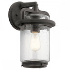 QN-ANDOVER-M Andover 1 Light Medium Wall Lantern Weathered Zinc