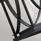 QN-ASHBERN-M Ashbern 1 Light Medium Wall Lantern Textured Black