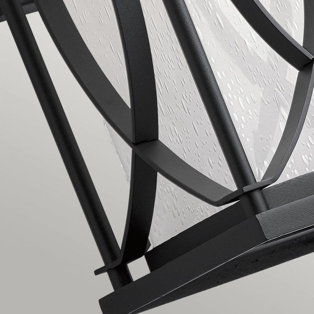 QN-ASHBERN-M Ashbern 1 Light Medium Wall Lantern Textured Black