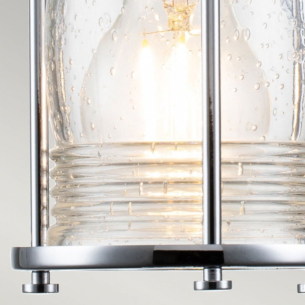 QN-ASHLANDBAY1-PC-BATH Ashland Bay 1 Light Wall Light - Polished Chrome