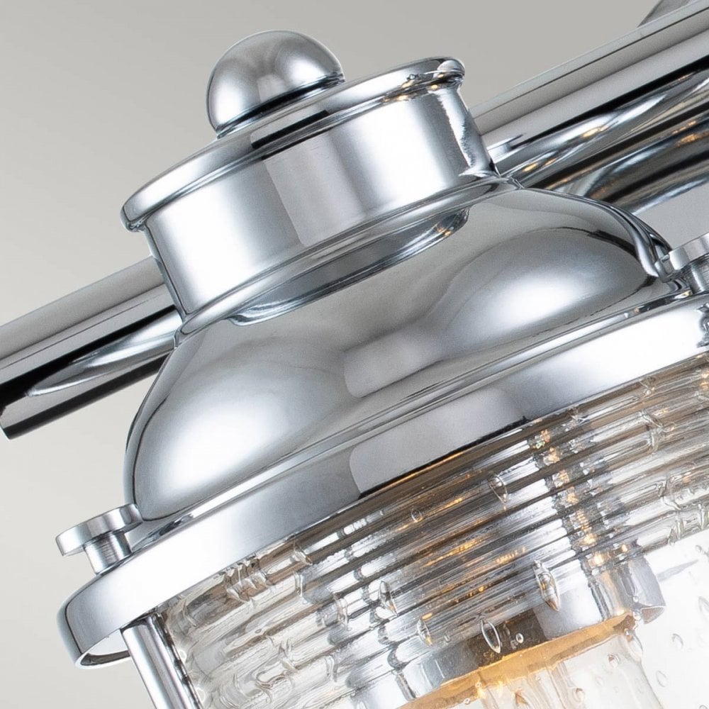 QN-ASHLANDBAY2-PC-BATH Ashland Bay 2 Light Wall Light - Polished Chrome