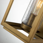 QN-ATWATER-M-PDB Atwater 1 Light Medium Wall Lantern - Brass Painted Distressed Brass