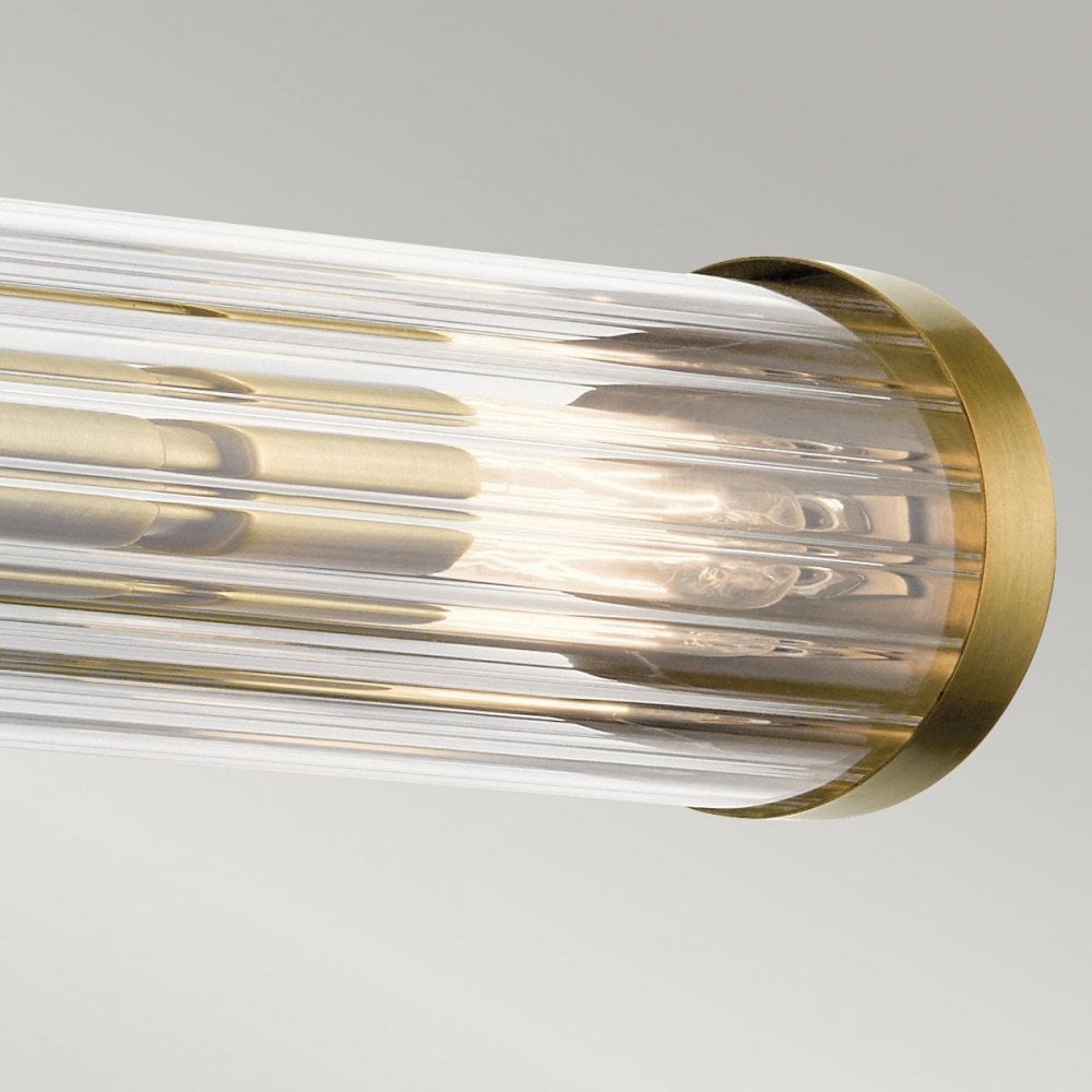 QN-AZORES4-NBR Azores 4 Light Wall Light - Natural Brass
