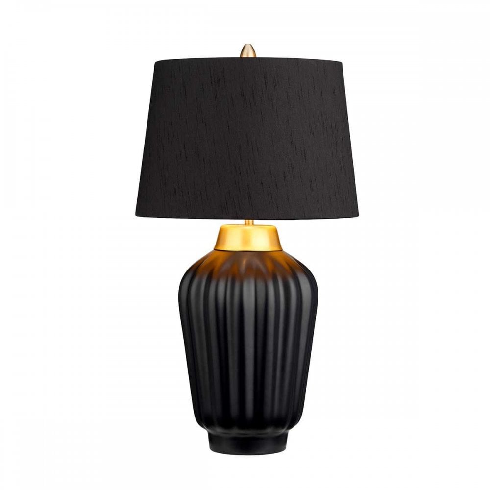 QN-BEXLEY-TL-BKBB Bexley 1 Light Table Lamp - Black & Brushed Brass