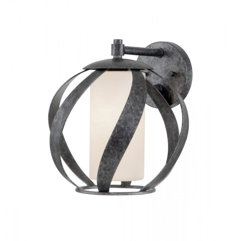QN-BLACKSMITH1-OBK Blacksmith 1 Light Outdoor Wall Light Old Black