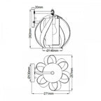 QN-BLACKSMITH1-OBK Blacksmith 1 Light Outdoor Wall Light Old Black