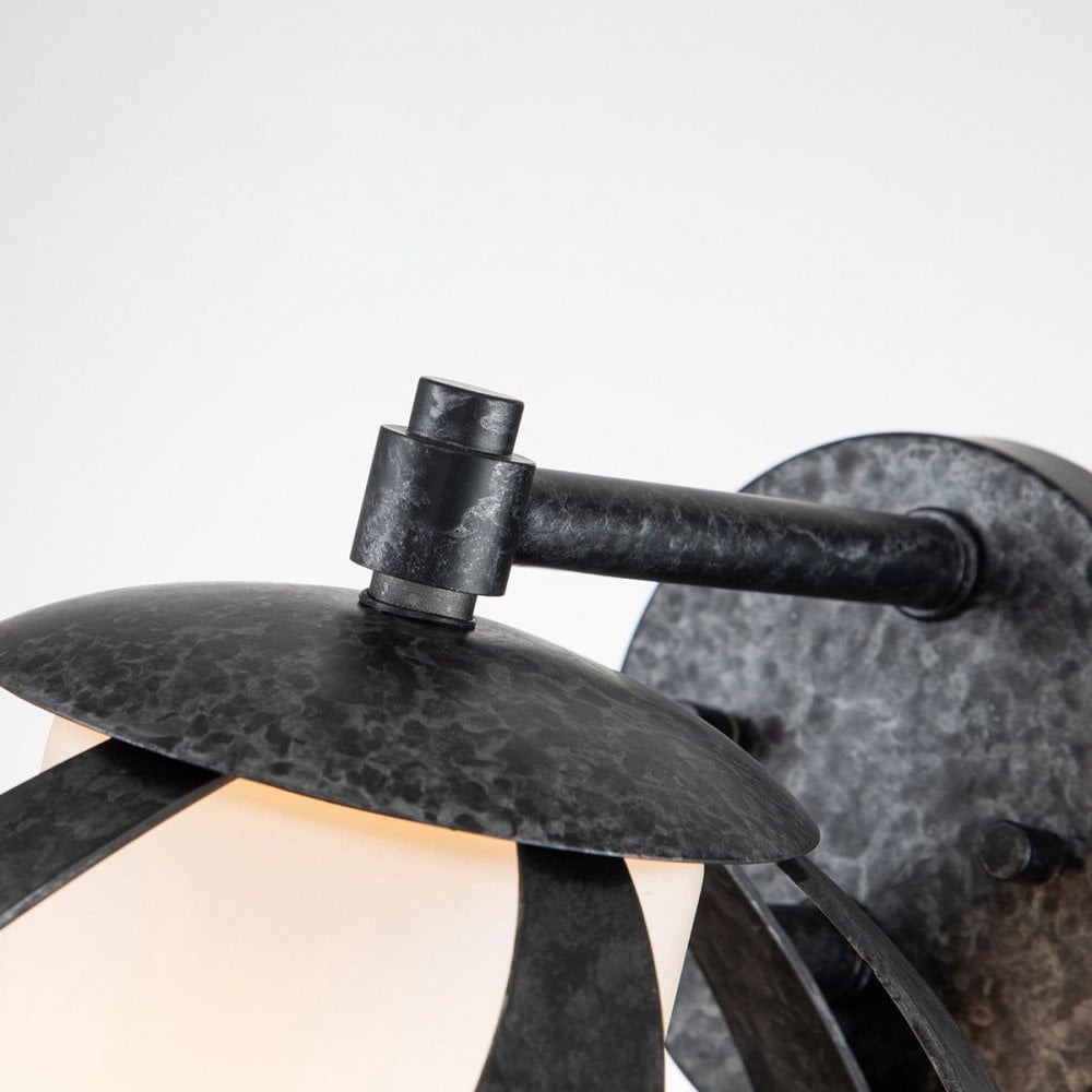 QN-BLACKSMITH1-OBK Blacksmith 1 Light Outdoor Wall Light Old Black