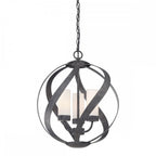 QN-BLACKSMITH-3P-OBK Blacksmith 3 Light Outdoor Chandelier Old Black