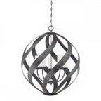 QN-BLACKSMITH-5P-OBK Blacksmith 5 Light Outdoor Chandelier Old Black