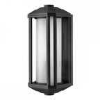 QN-CASTELLE-M-BLK Castelle 1 Light Medium Wall Lantern - Black