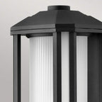 QN-CASTELLE-M-BLK Castelle 1 Light Medium Wall Lantern - Black
