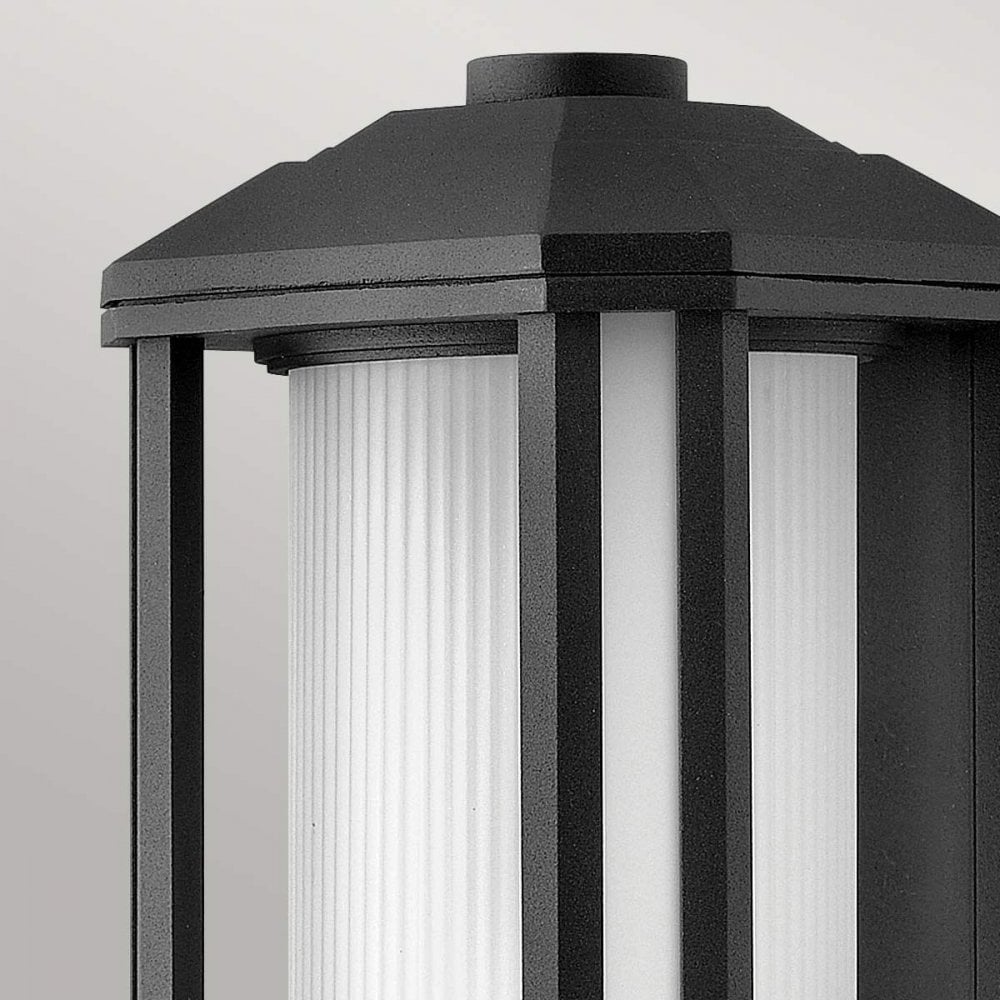 QN-CASTELLE-M-BLK Castelle 1 Light Medium Wall Lantern - Black