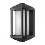 QN-CASTELLE-S-BLK Castelle 1 Light Small Wall Lantern - Black
